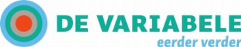 Logotype for De Variabele